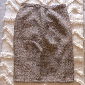 JCrew Glittery Tweed Pencil Skirt (Size 6)